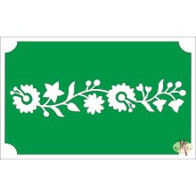 8x5 cm-es Csillámtetoválás sablon - Magyar motívum 14