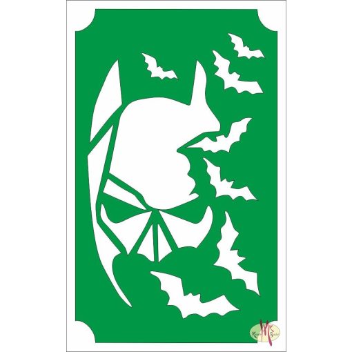 8x5 cm-es Csillámtetoválás sablon -Batman 22