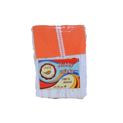 Csipke 100% pamut 1 cm-es fehér