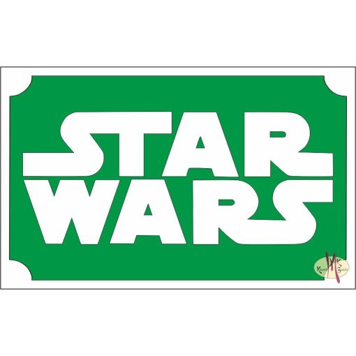 8x5 cm-es Csillámtetoválás sablon - Star Wars 56