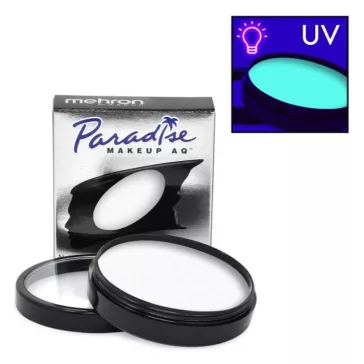   Mehron Paradise arcfesték 40g - UV Neon áttetsző fehér - Dark Matter