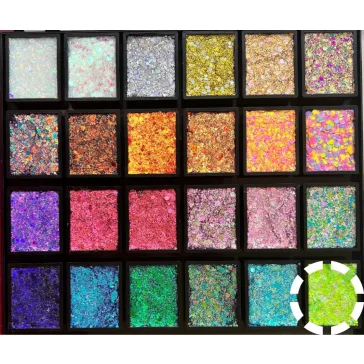 Fusion Glitter csillámkrém  utántöltő Aurora UV