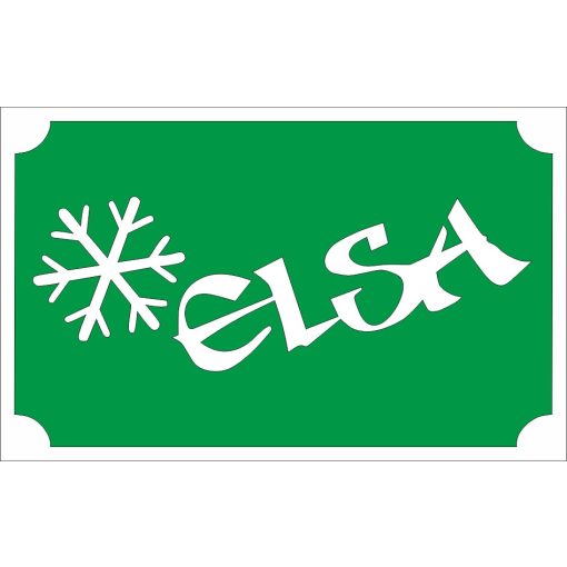 8x5 cm-es Csillámtetoválás sablon - Olaf 88