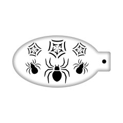 Arc és testfestő sablon - Pók minta