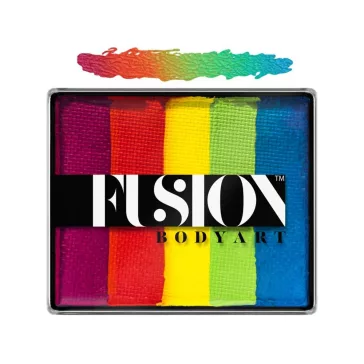 Fusion csíkos arcfesték Rainbow Joy 50 gr