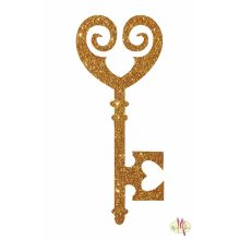 8x5 cm-es Csillámtetoválás sablon - Kulcs 101