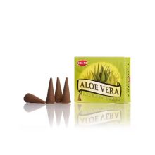 HEM Aloe Vera illatú füstölő kúp 10db/cs