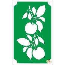 8x5 cm-es csillámtetoválás sablon - Cseresznye 115