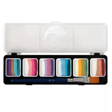   PXP Ilse Kusters Fairy Tale 6x6 gramm csíkos paletta 6-os lapos ecsettel 43690