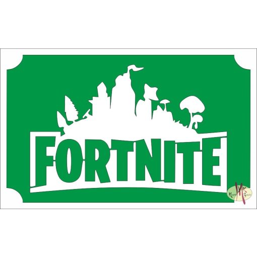 8x5 cm-es Csillámtetoválás sablon - Fortnite 128