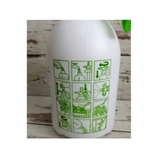 3 literes fehér kézi pumpás kerti permetező állítható fúvókával és mérőskálával