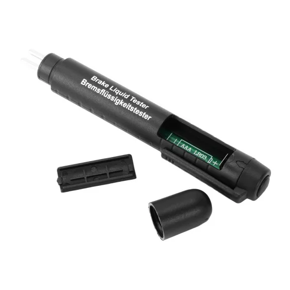 Digitális fékfolyadék teszter toll 5 LED-es kijelzővel DOT 3 és DOT 4 méréshez