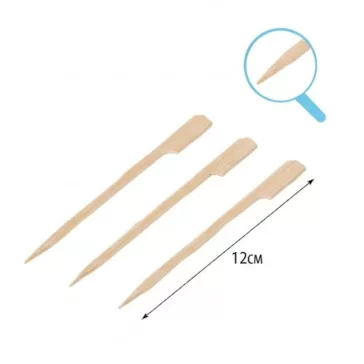 12 cm-es mini bambusz nyársak 25 darabos csomagban party falatkákhoz