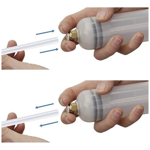 Olaj és Folyadékleszívó, Fecskendő (200 ml)