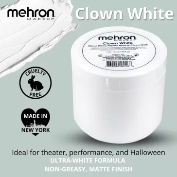 MEHRON Clown White - Bohóc fehér XL (454 gramm)