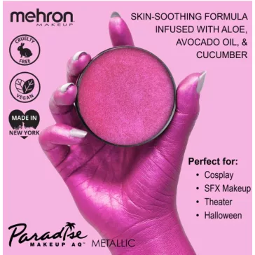   Mehron Paradise arcfesték 40g - Gyöngyház Fukszia "Brillant Fushia"