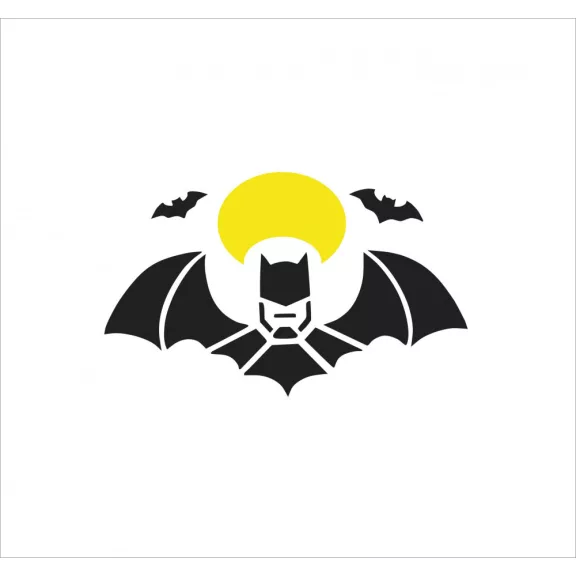 Arcfestő sablon - Batman minta