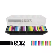 Fusion csíkos arcfesték paletta – Leanne's Pretty Rainbow