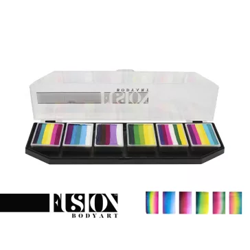   Fusion csíkos arcfesték paletta – Leanne's Pretty Rainbow