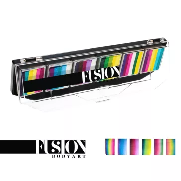   Fusion csíkos arcfesték paletta – Leanne's Pretty Rainbow