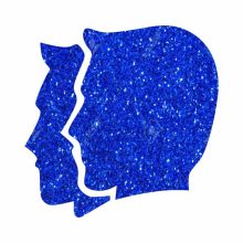 Csillámtetoválás sablon - Csillagjegyek Ikrek 478