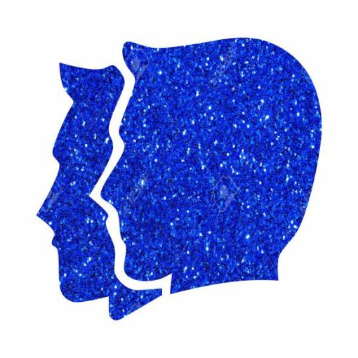 Csillámtetoválás sablon - Csillagjegyek Ikrek 478