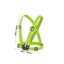 Láthatósági fényvisszaverő kantár, heveder sárga