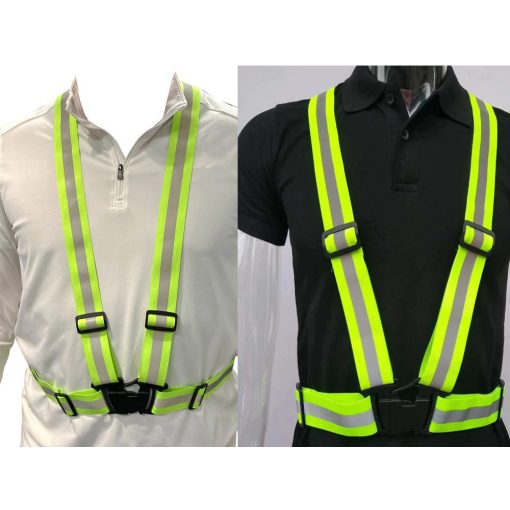 Láthatósági fényvisszaverő kantár, heveder sárga