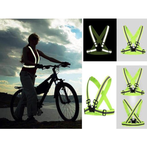 Láthatósági fényvisszaverő kantár, heveder sárga