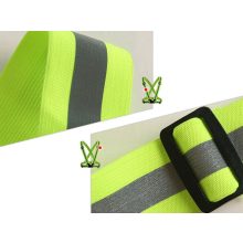 Láthatósági fényvisszaverő kantár, heveder sárga