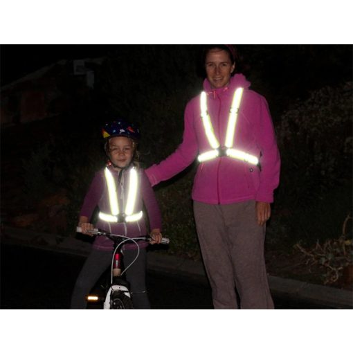 Láthatósági fényvisszaverő kantár, heveder sárga