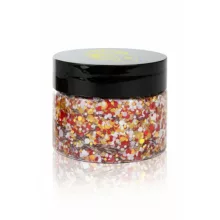 PXP chunky   csillámkrém - piros-fehér-arany 40ml