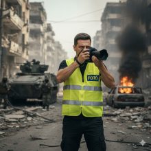 Láthatósági mellény FOTÓ és PHOTO felirattal, sárga fényvisszaverő fotós mellény, eseményfotós azonosító felszerelés,