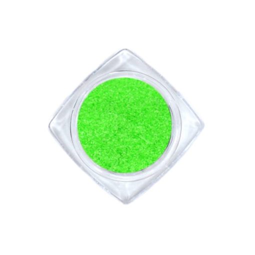 Cukorhatású uv neon csillámpor  zöld 511