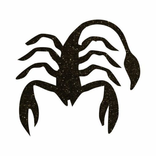 Csillámtetoválás sablon - Csillagjegyek Skorpió 483