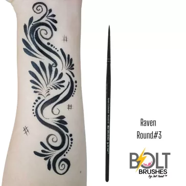Bolt by Jest Paint RAVEN arcfestőecset  Round #3 Kontúr