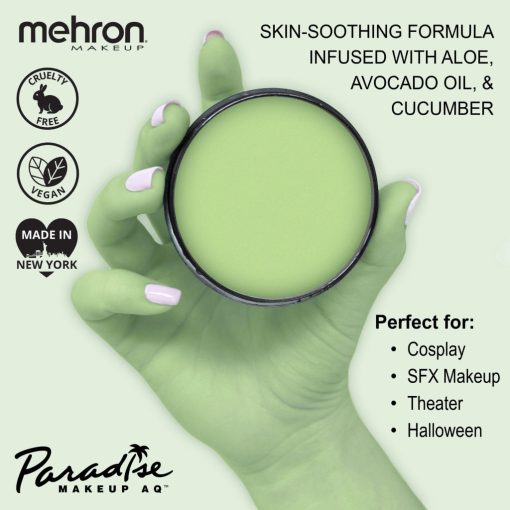 Mehron AQ – Pastel Green Pasztellzöld 40gr