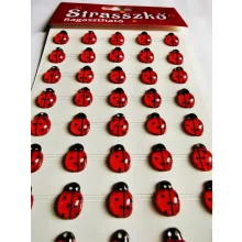Strasszkő - Katica 45 db/csomag