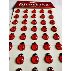 Strasszkő - Katica 45 db/csomag