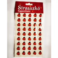 Strasszkő - Katica 45 db/csomag