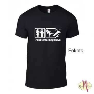 Kereknyakú Póló - Probléma megoldva (női)
