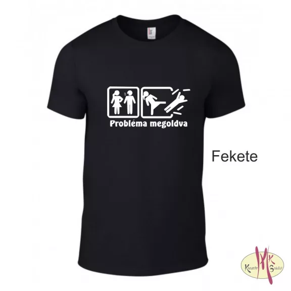 Kereknyakú Póló - Probléma megoldva (női)