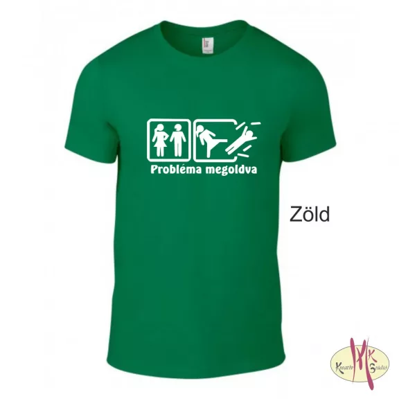 Kereknyakú Póló - Probléma megoldva (női)
