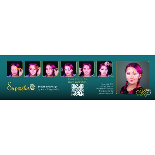 Superstar 6 színű arcfesték készlet - Luxus nyári Fesztivál - Luxery Summer Festival