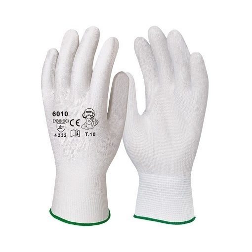 VÉKONY POLIÉSZTER SZERELŐKESZTYŰ, MÁRTÁS NÉLKÜLI