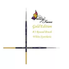 Nat's Fancy kerek #3 arcfestő ecset Gold Edition