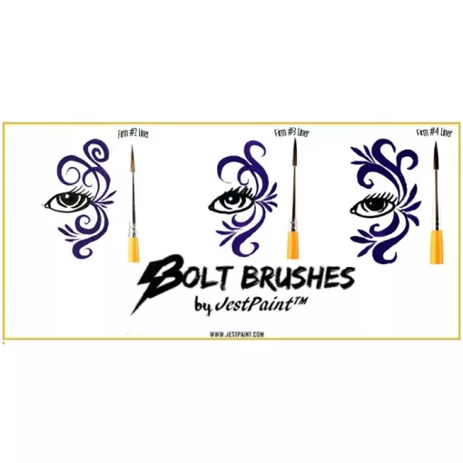 Bolt by Jest Paint arcfestőecset FIRM Liner #3 kerek vonal