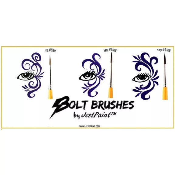 Bolt by Jest Paint arcfestőecset FIRM Liner #3 kerek vonal