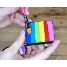 Leanne's Rainbow lapos ferde arcfestőecset 3/8"