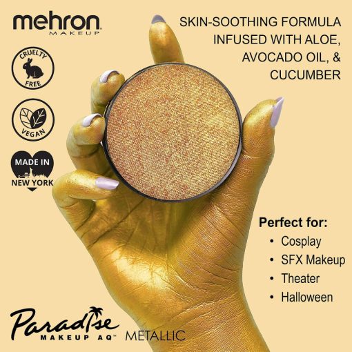 Mehron Paradise arcfesték 40g - Gyöngyház arany  "Dore / Gold"